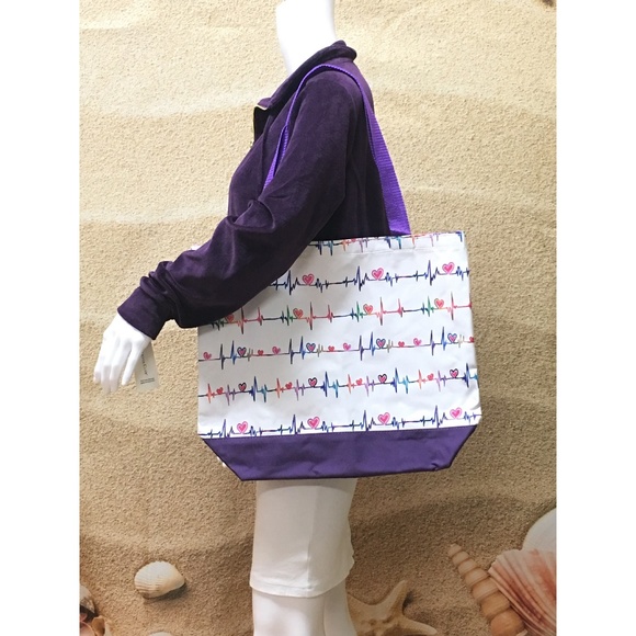 Nurse Heartbeat Tote Bag - Picture 2 of 7